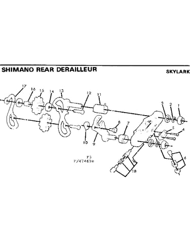 Shimano rear derailleur