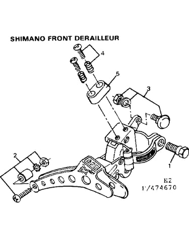 Shimano front derailleur