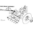 Sears 502474751 disc brake assembly diagram