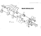 Sears 502474751 rear derailleur diagram