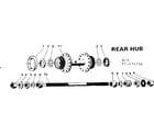 Sears 502474751 rear hub diagram
