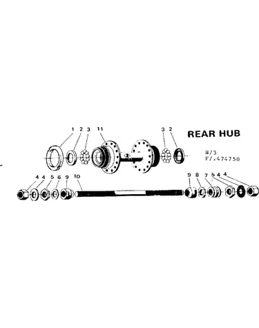 Rear hub