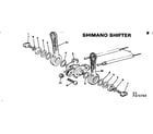 Sears 502474812 shimano shifter diagram