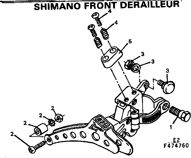 Shimano front derailleur