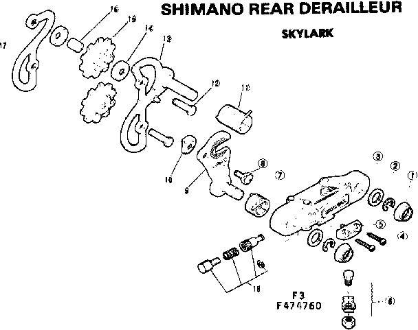 Shimano rear derailleur