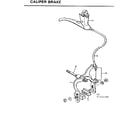 Sears 502474790 caliper brake diagram