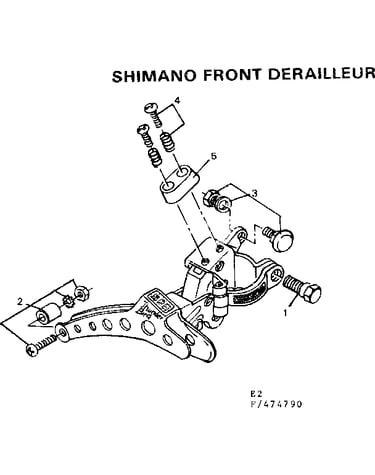 Shimano front derailleur