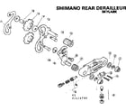 Sears 502474790 shimano rear derailleur diagram