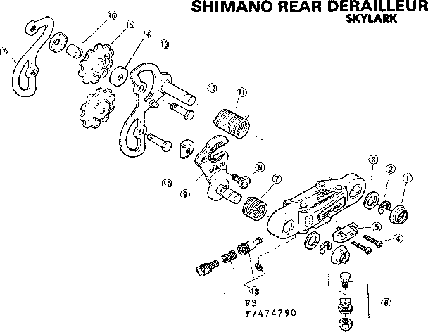 Shimano rear derailleur