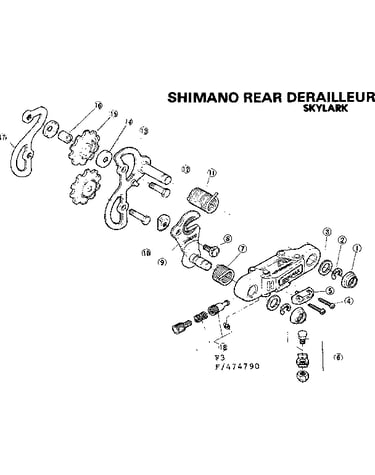 Shimano rear derailleur