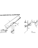 Dia-compe side pull caliper brake