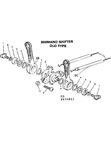Shimano shifter old type