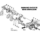 Sears 502474811 shimano eagle ss rear derailleur diagram