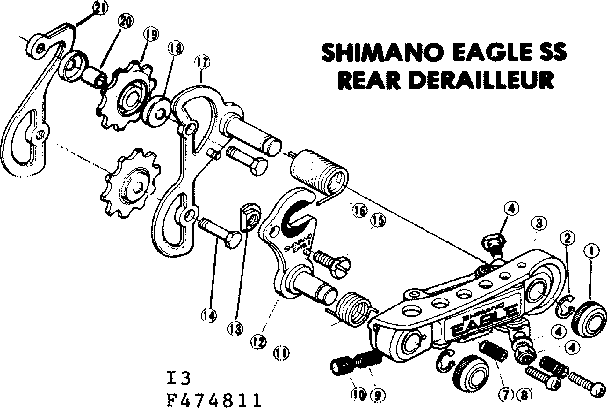 Shimano eagle ss rear derailleur