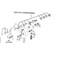 Sears 502474830 side pull caliper brake diagram