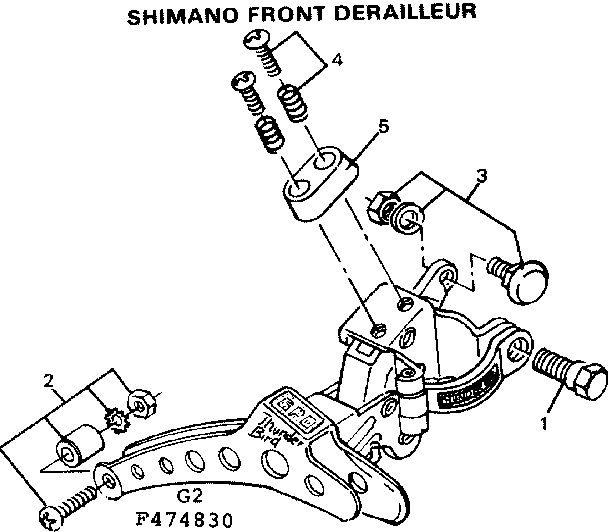 Shimano front derailleur