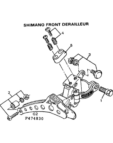 Shimano front derailleur