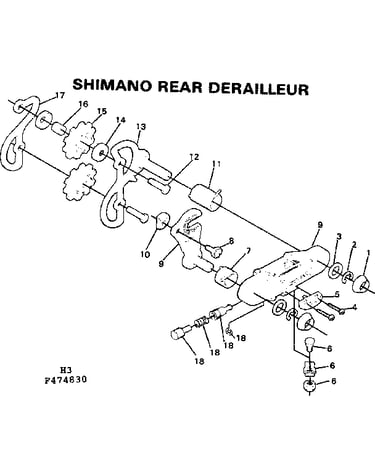 Shimano rear derailleur