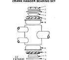 Sears 502474840 crank hanger bearing set diagram