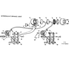 Sears 502474840 hydraulic brake unit diagram