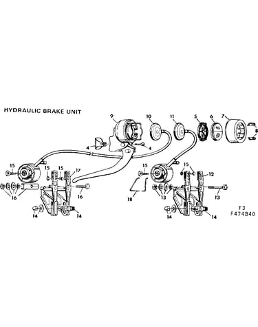 Hydraulic brake unit