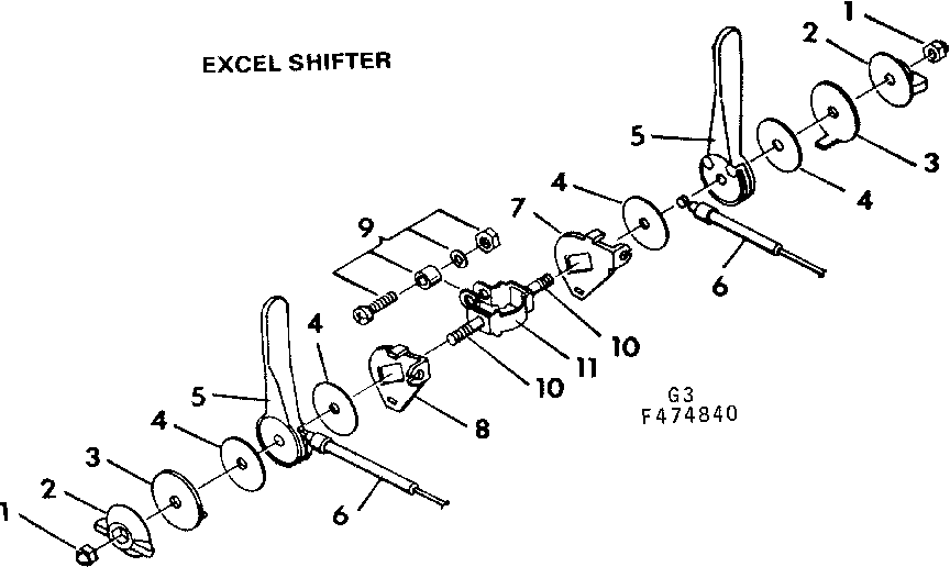 Excel shifter