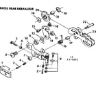Sears 502474840 excel rear derailleur diagram