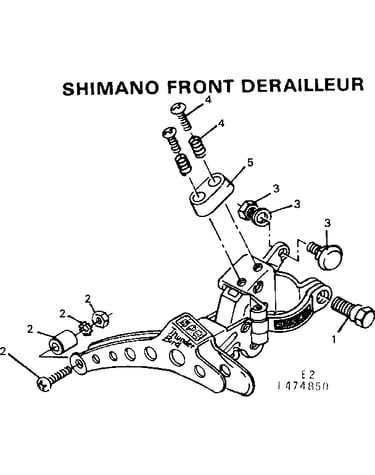 Shimano front derailleur