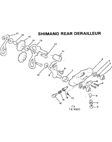 Shimano rear derailleur