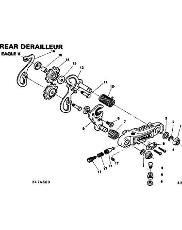 Rear derailleur-eagle ii