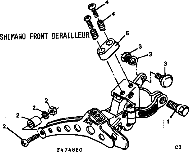Shimano front derailleur