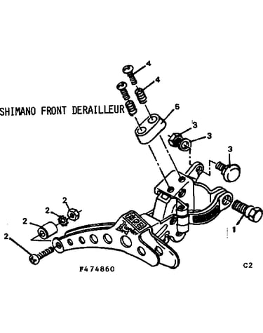 Shimano front derailleur
