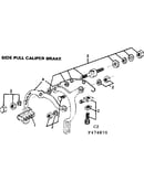 Side pull caliper brakes