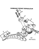 Shimano front derailleur