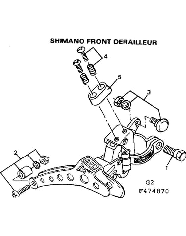 Shimano front derailleur