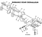 Sears 502474970 shimano rear derailleur diagram