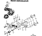 Sears 502474990 rear derailleur diagram