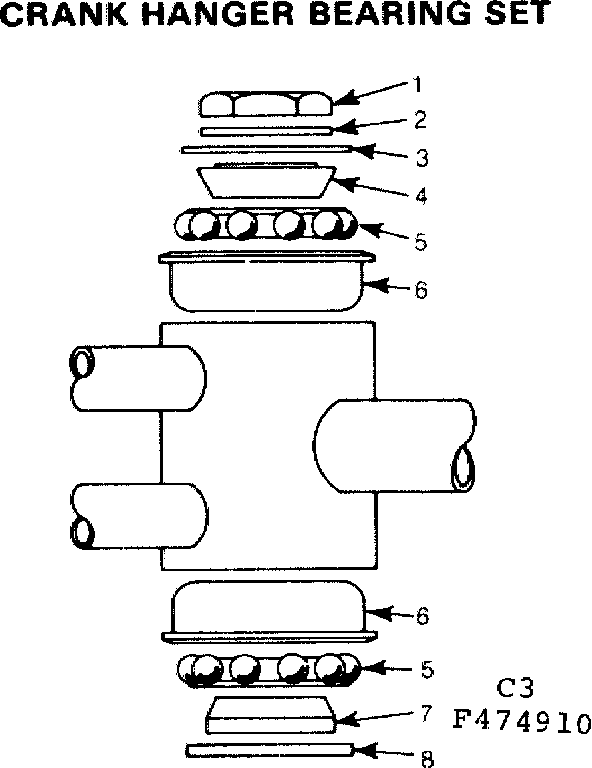 CRANK HANGER BEARING SET