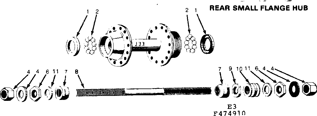 REAR SMALL FLANGE HUB