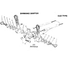 Sears 502474910 shimano shifter, old type diagram