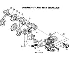 Sears 502474980 shimano skylark rear deraulleur diagram