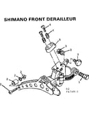 Shimano front derailleur