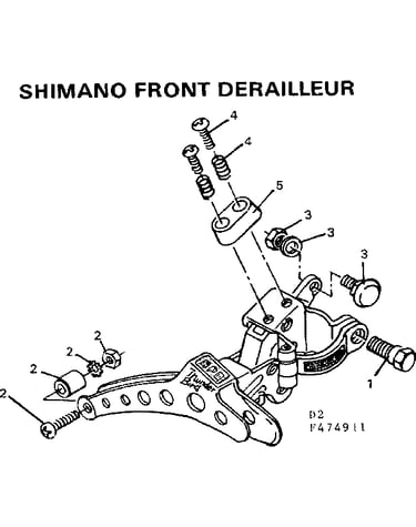 Shimano front derailleur