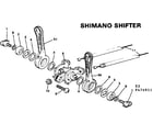 Sears 502474911 shimano shifter diagram