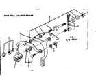 Sears 502474960 side pull caliper brake diagram