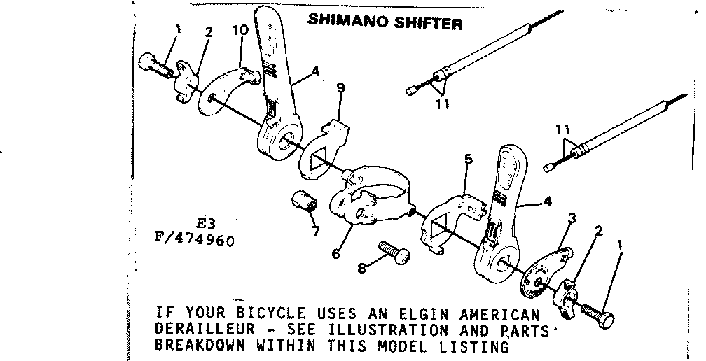 Shimano shifter