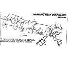 Sears 502474960 shimano rear derailleur diagram