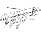 Sears 502474962 side pull caliper brake diagram