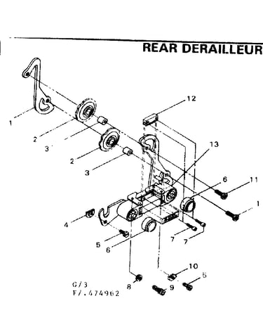 Rear derailleur