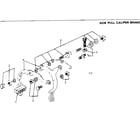 Sears 502474964 side pull caliper brake diagram